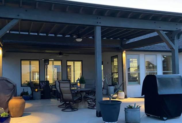 Concrete Patio And Fire Pit Broken Arrow